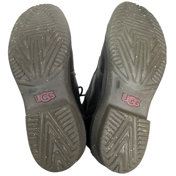 UGG Kesey Waterproof Leather & Textile Wool Lined Winter Boots SZ 7 - Picture 6 of 9